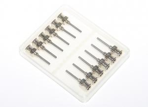 Aiguilles de distribution de précision en acier inoxydable 15G 12pcs