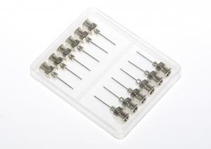 Aiguilles de distribution de précision en acier inoxydable 21G 12pcs