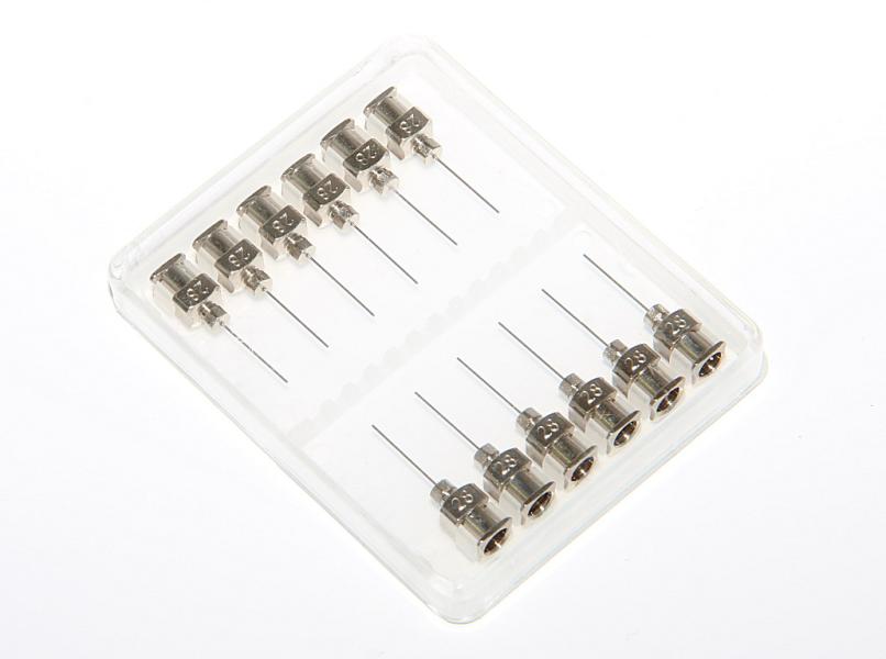 Aiguilles de distribution de précision en acier inoxydable 28G 12pcs