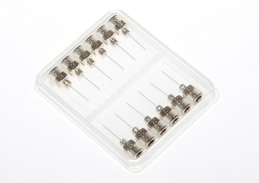 Aiguilles de distribution de précision en acier inoxydable 32G 12pcs