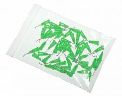 aiguilles de distribution courbées à 45° avec canule en acier inoxydable verte 18G 50pcs