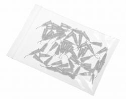 aiguilles de distribution courbées à 45° avec canule en acier inoxydable transparente 27G 50pcs