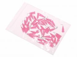 aiguilles d'application courbées à 90° avec canule en acier inoxydable rose 20G 50pcs