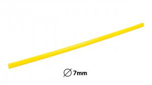 Cartouche jaune fusible pour pistolet à colle diamètre 7mm 1pc