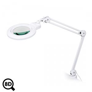 Lampe de travail LED avec loupe IB-150, diamètre 150mm, 8D