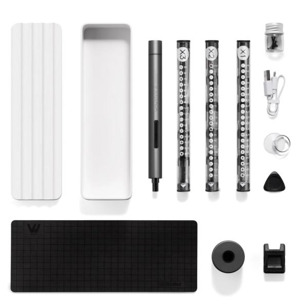 Visseuse sans fil de précision Wowstick 1F+ avec jeu de 56 embouts