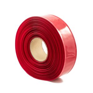 Film PVC rétractable rouge 2:1 largeur 65mm, diamètre 40mm