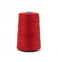 Fil à coudre industriel en polyester rouge (PES) pour l'ensachage 800m