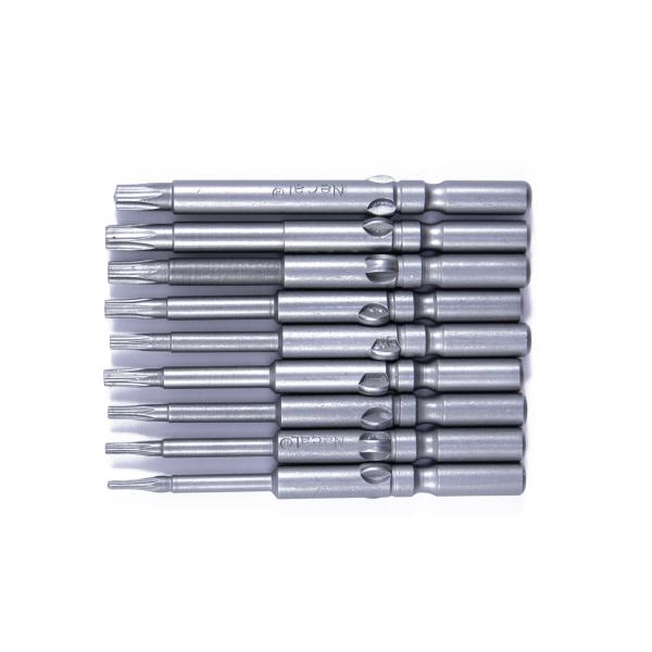 Jeu de 9 embouts HIOS H5(∅5) Embouts Torx T5-T25 - 60mm