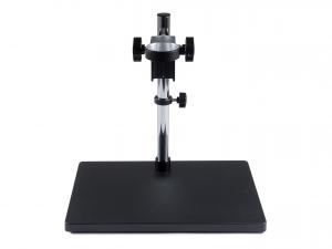 Support métallique avec pince pour le montage de systèmes optiques de microscope et de caméra