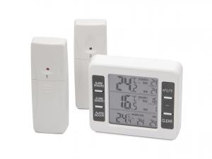 Thermomètre numérique avec alarme et deux capteurs sans fil - 40°C à 60°C