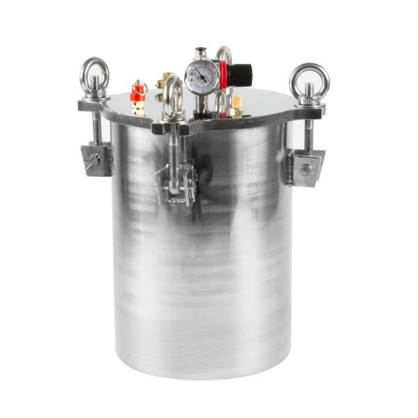 Réservoir à pression / conteneur pour distributeurs 10l acier inoxydable
