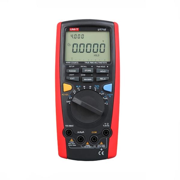 uNI-T UT71E TrueRMS Multimeter avec mesure de puissance jusqu'à 2500W