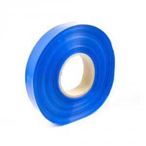 Film PVC rétractable bleu 2:1 largeur 20mm, diamètre 12mm
