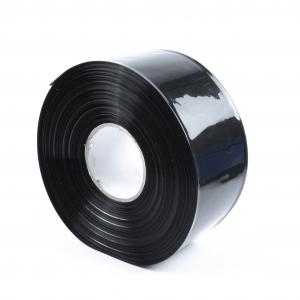 Film PVC rétractable noir 2:1 largeur 80mm, diamètre 49mm