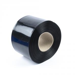 Film PVC rétractable noir 2:1 largeur 100mm, diamètre 61mm