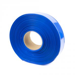 Film PVC rétractable bleu 2:1 largeur 40mm, diamètre 24mm