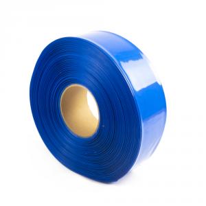 Film PVC rétractable bleu 2:1 largeur 60mm, diamètre 36mm