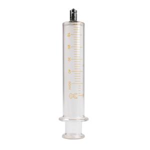 Seringue Luer-Lock 50ml en verre avec piston manuel