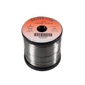 Tube de plomb à souder LF2220 NC Balver Zinn Sn63Pb37 0,8mm, 500g