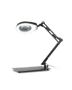 PD178S lampe de travail avec loupe 8D - noir