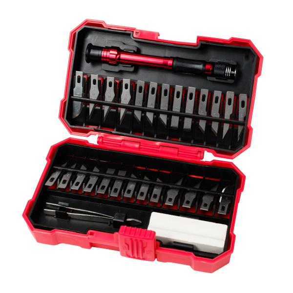 Bistouri avec lames remplaçables 26pcs TH-1001