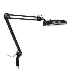 lampe de bureau noire à LED avec loupe 8D et lumière UV, IB-9001LED 1200lm, 6500K, 405nm