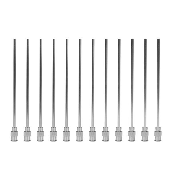 Aiguilles de dosage en acier inoxydable 14G 2,95", lot de 12 pièces