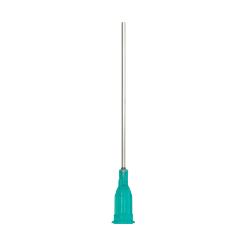 Aiguilles de distribution collées avec canule en acier inoxydable 48mm vert 18G 1pc
