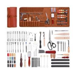 Set d'outils pour le travail du cuir 92 pcs