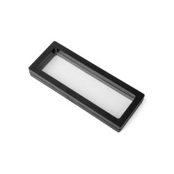 cadre 3D pour pièces et bijoux noir 7x18x2 cm