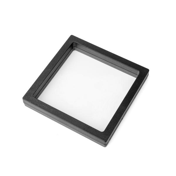 Membrane de présentation Cadre 3D noir 14x14x2 cm