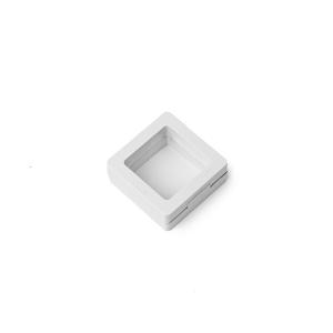 cadre flottant 3D blanc 5x5x2 cm