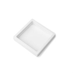 Membrane de présentation Cadre 3D blanc 11x11x2 cm