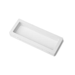 cadre 3D pour pièces de monnaie et bijoux blanc 7x18x2 cm