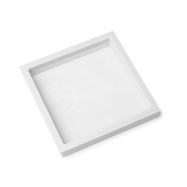 Membrane de présentation Cadre 3D blanc 18x18x2 cm