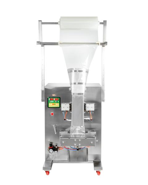 Pièce d'emballage inférieure à entraînement pneumatique pour doseurs de produits en vrac