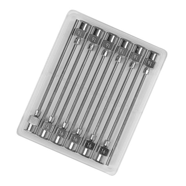 Aiguilles de distribution en acier inoxydable 16G 2,36" set 12pcs