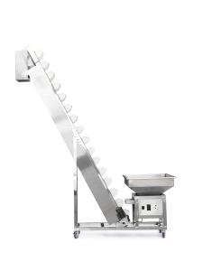 Convoyeur à godets incliné CV-2500 pour machines d'emballage verticales