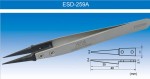 Pincette antistatique en acier inoxydable VETUS ESD-259A avec pointe en PPS