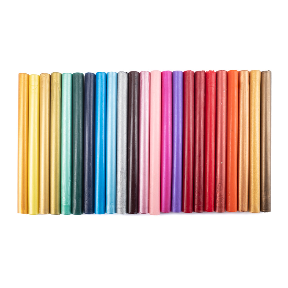 Bâton thermocollant décoratif, rouge trafic