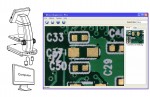 Microscope numérique avec écran LCD, résolution de 5 Mpix, carte SD, USB et sortie TV