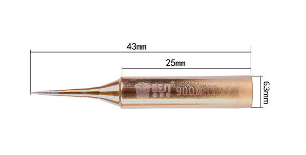 Pointe à micro-souder type 900M-T-I HEAVY DUTY