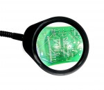 Lampe de service LED flexible avec loupe PDOK PD-032A 8 dioptries grossissement 3x