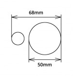 Pistolet de distribution manuelle pour cartouches à deux composants 10:1 235ml