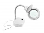 Lampe de table avec loupe et lumière LED type 139 3D, 8D, blanc