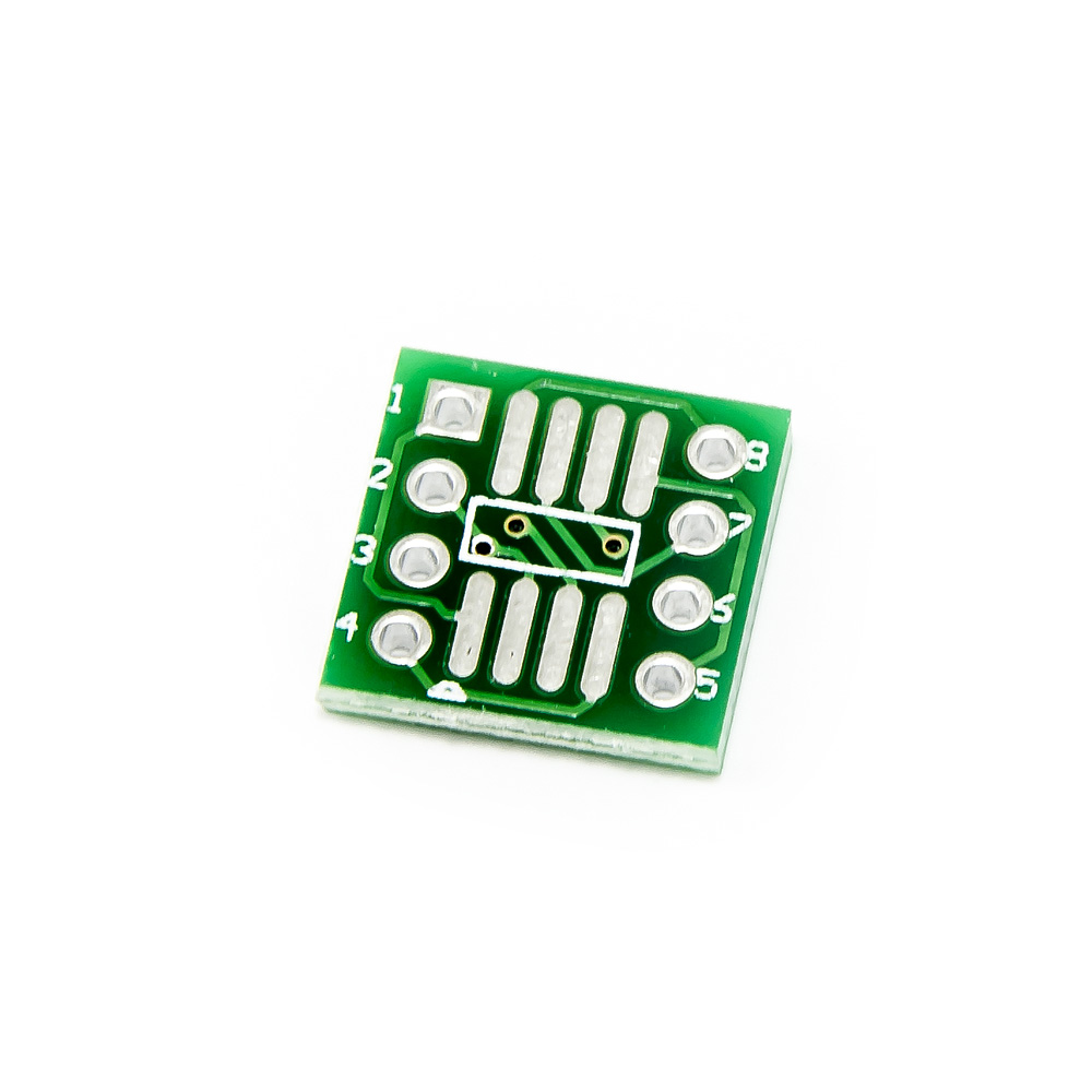 Adaptateur pour circuit imprimé de SOP8 SO8 SOIC8 TSSOP8 MSOP8 à DIP8 2.54mm