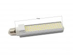 Ampoule LED E27, 64xLED, dissipateur thermique en aluminium, 6000K, 1200lm, 12W