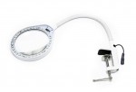 Lampe de service LED flexible avec loupe PDOK PD-032A 8 dioptries 3x zoom blanc