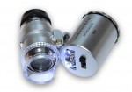 Microscopes miniatures à contact de poche avec un grossissement de 45x